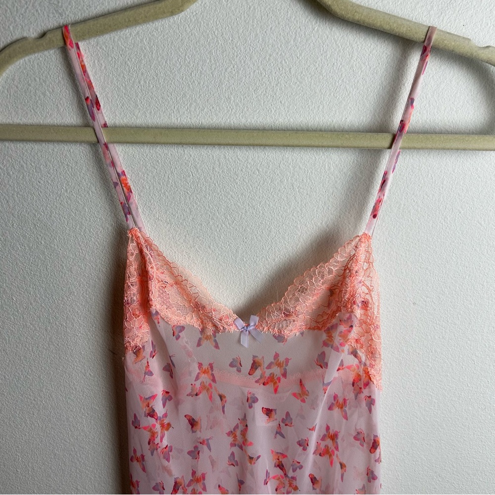 Victoria's Secret Butterfly print sheer slip dress size: XS - Picture 2 of 14